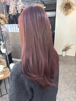 ノア(noa.)&nbsp;【豊中美容室noa.】ブリーチ無しビターショコラロゼ