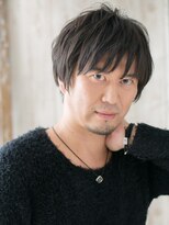 トニーアンドガイ メン 与野駅前店(TONI&GUY MEN)&nbsp;30代40代大人アッシュブラック刈り上げないメンズショートk与野