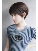 大人可愛い30代40代50代小顔◎マッシュショートボブウルフカット