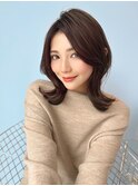 【MONA】ミディアムレイヤー/くびれボブ/韓国ヘア【栄駅】