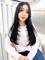 ユイマァル 岡山店(YUIMARL)&nbsp;岡山韓国レイヤー20代30代顔周りレイヤー髪質改善グレージュ