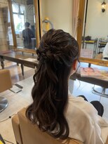 グランボーテクラシック(GrandBeaute classic) 編み込みハーフアップ