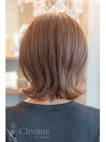 クレオメ 田町店(Cleome)&nbsp;前髪レイヤーカットガーリーイメチェンピンクベージュフェミニン
