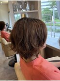 【柿添】ショートボブ×パーマ