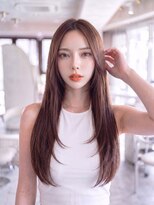 エースハバナ 渋谷(1 HAVANA)&nbsp;顔周りレイヤーロング＊ノーバング＊センターパート