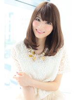 トリコ心斎橋(trico) クラシカルな厚めの下し流し前髪ノームコアフェミニンボブ