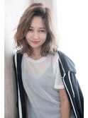 外国人風アッシュカラー☆prego渋谷