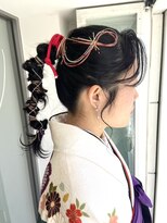 インビテーション(invitation) 水引アレンジ・卒業式・成人式・ヘアセット【池山】