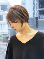 ノア ヘアデザイン 町田店(noa Hair Design)&nbsp;ハンサムショート×ハイライト