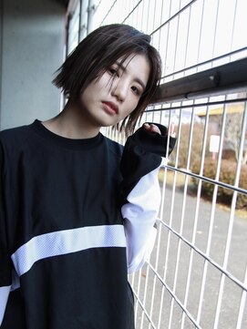 ラテ(latte) 切りっぱなしボブ