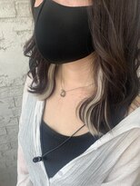 プライズ 池袋店(prize) ホワイトインナーカラーイヤリングカラー抜け感ヘア池袋9021