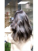 ラフ 難波店(LAFF)&nbsp;#黒髪#ボブルフ#ネビージュ#小顔#ワンレン