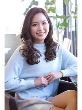 ディーヘア(d'hair) 簡単コテ巻き艶髪ロング