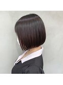 切りっぱなしボブ