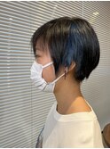 オーシャンブルーインナーカラー