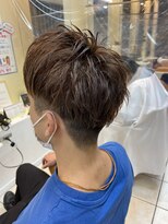 クオリス 上板橋店(QUALIS)&nbsp;メンズ大人気！ツーブロックショートレイヤースタイル
