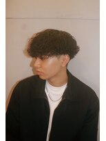 ミオ ゾーン(Mio'' ZONE)&nbsp;東大阪長瀬メンズ専門美容室ZONE波巻きマッシュパーマ