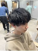 大人マッシュ/ニュアンスパーマ/ツーブロック