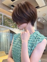 ロンド ストラーダ 心斎橋(Lond strada)&nbsp;ショート×ハイライト白髪ぼかし×愛され似合わせカット[心斎橋]