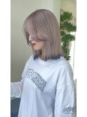 ホワイトシルバー×エンドカラー