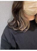 インナーカラー/ミルクティー