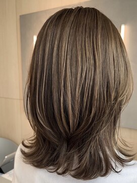 シダミノオ(sida MINOH) 20代30代40代50代/前髪/ウルフボブ/インナーグレージュ