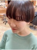 黒髪マッシュショート＊