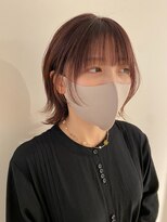 エン(en,)&nbsp;レイヤーカット/ウルフレイヤー/ピンクブラウン