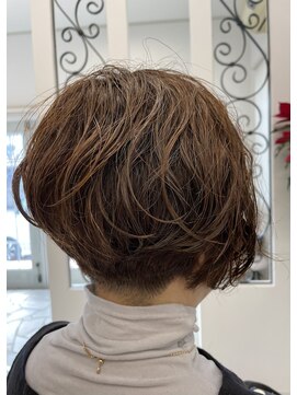 サロンドノア(Salon de NoA) ショートボブ×ウェーブ