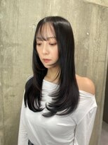 ベール(Vale) レイヤーカット×髪質改善ケアカラー/姫カット/艶感カラー#1