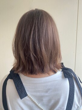 カシェ リタ ヘアー(CACHE'&RITA HAIR) レイヤーボブ○外ハネボブ○マロンベージュ○ベージュブラウン