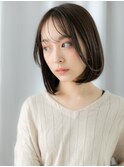 ツヤ髪で横顔美人！クラシカル前下がり大人ボブb天王台