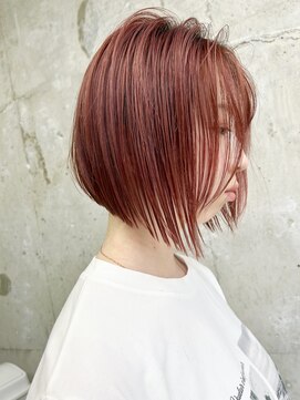 アルマヘア(Alma hair) チェリーレッドボブ