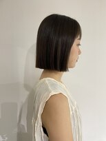 2195ヘアー 世田谷代田(2195hair)&nbsp;地毛風カラー/地毛風ストレート/切りっぱなしボブ/髪質改善