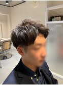 アップバングショート