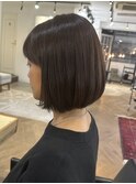 切りっぱなしボブミニボブパーマくびれボブ外ハネボブブリーチ