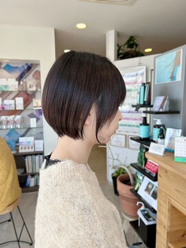 キュウヘアー(KYUU HAIR) 小顔効果◎耳かけが可愛いショートボブ