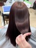 【髪質改善×ダメージ補修】艶髪シルクストレート+カット￥20000