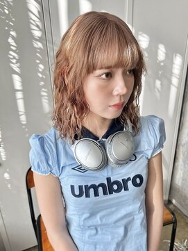 ユニオンリット(Union lit) ミルクティーベージュ × パーマ