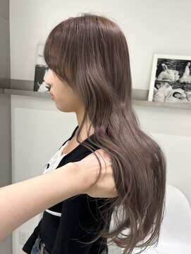 ゼスト ジグ(ZEST ZIGU) ブリーチ1回ラベンダーグレージュ　mao