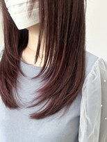 アヤラ オーガニックアンドスパ 東船橋店(AYALA) 【江添茉友】顔周りレイヤー/ニュアンスピンク/インナーカラー