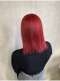 ピンクブラウン　チェリーレッド　ワインレッド暖色系カラー