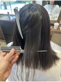 髪を傷ませない艶髪ビカクストレート