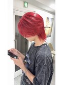 スペインカール/スパイキーショート/ブルーブラック/渋谷
