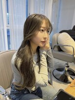 ハク アトリエ(HaKU atelier)&nbsp;オリーブグレージュ/オリーブカラー/ブリーチ無しダブルカラー