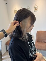 ジジ インターパーク 宇都宮(Gigi)&nbsp;インナーカラー/イヤリングカラー/ホワイトベージュ/宇都宮