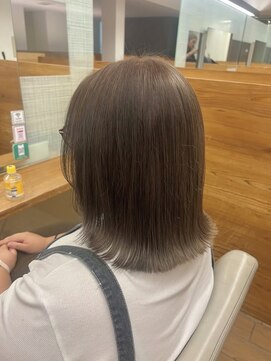 ファースト 長町店(first) ブリーチありグレージュカラー