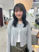 アム(am)&nbsp;レイヤーカット/顔まわりカット/ナチュラル