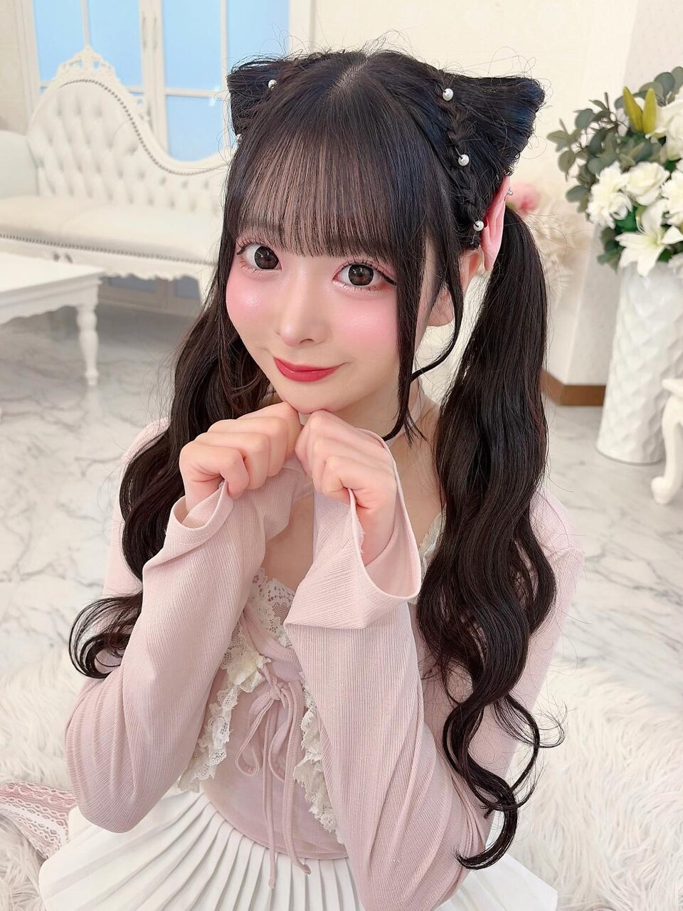 立体猫耳×ついんてーる＊まゆ：L262204932｜リルミー(Lilme)のヘア