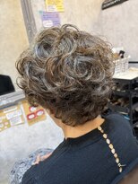 シンミシエル 京都北野白梅町(shinmiciel) フンワリボブ前髪ありイメチェン30代40代50代60代ショート